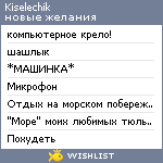 My Wishlist - kiselechik