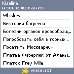 My Wishlist - kiselina