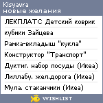 My Wishlist - kisyavra