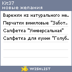 My Wishlist - kit37