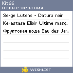 My Wishlist - kit66