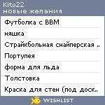 My Wishlist - kito22