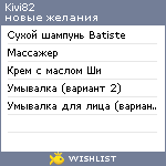 My Wishlist - kivi82