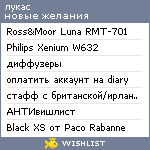 My Wishlist - klausslukas