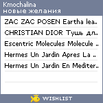 My Wishlist - kmochalina