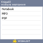 My Wishlist - kniga10