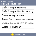 My Wishlist - knigi_tania