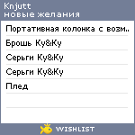 My Wishlist - knjutt