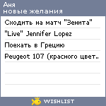 My Wishlist - knopka_anna