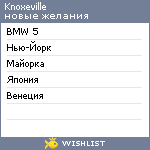 My Wishlist - knoxeville
