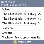 My Wishlist - kochedolka