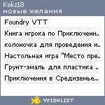 My Wishlist - kokz18