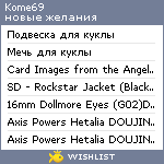 My Wishlist - kome69