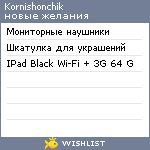 My Wishlist - kornishonchik