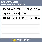 My Wishlist - korobkova110