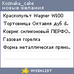 My Wishlist - kozinaka_cake