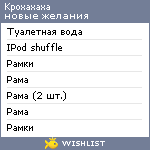 My Wishlist - kpoxaxaxa