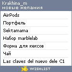 My Wishlist - krakhina_m