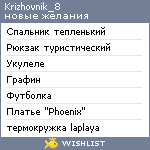My Wishlist - krizhovnik_8