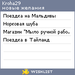 My Wishlist - kroha29