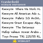 My Wishlist - ksanderdivnbli