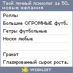 My Wishlist - kseniiiati