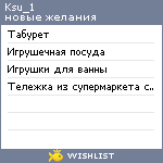 My Wishlist - ksu_1