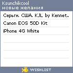 My Wishlist - ksunchikcool