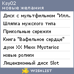 My Wishlist - ksy02