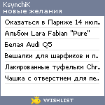 My Wishlist - ksyunchik