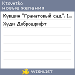 My Wishlist - ktsvetko