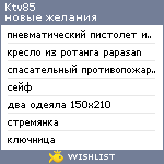 My Wishlist - ktv85