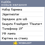 My Wishlist - ku100n