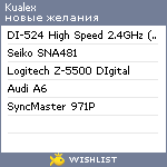 My Wishlist - kualex