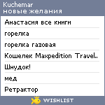 My Wishlist - kuchemar