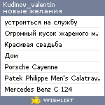 My Wishlist - kudinov_valentin