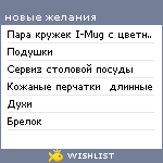 My Wishlist - kudriashkasue