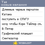 My Wishlist - kulikova_xd