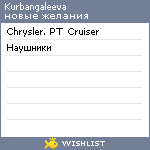 My Wishlist - kurbangaleeva