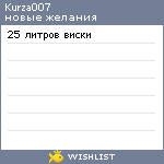 My Wishlist - kurza007