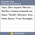 My Wishlist - kusochek_zla