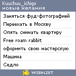 My Wishlist - kuuchuu_ichigo