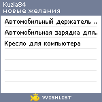 My Wishlist - kuzia84