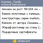 My Wishlist - kuzminy_family