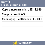 My Wishlist - kuzoff