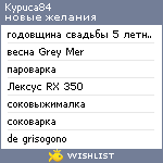 My Wishlist - kypuca84