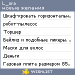 My Wishlist - l_ora