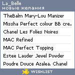 My Wishlist - la_belle