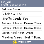 My Wishlist - la_girl