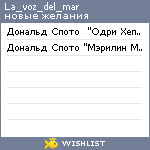 My Wishlist - la_voz_del_mar